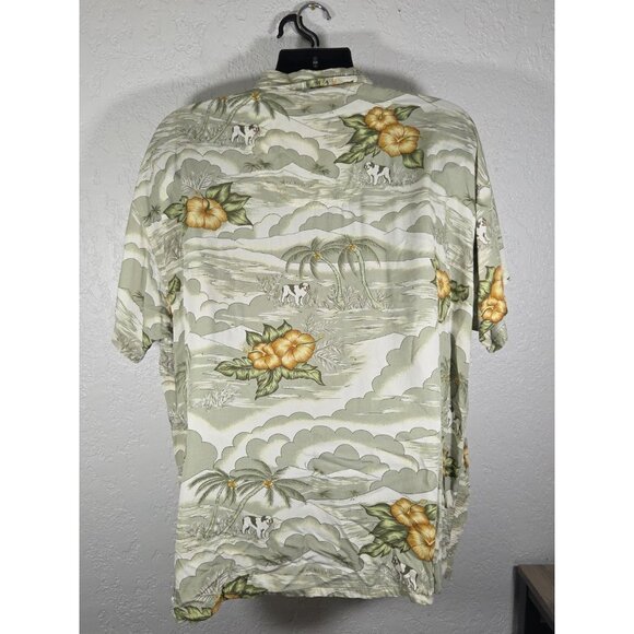 Big Dogs Hawaiian St. Bernard Button Up Short Sleeve Casual Outdoors Size 22/24 - Picture 3 of 5